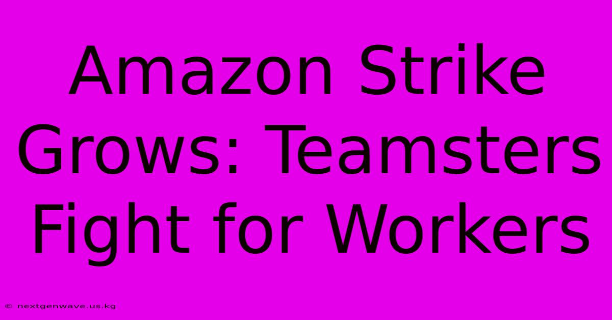 Amazon Strike Grows: Teamsters Fight For Workers