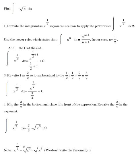 Antiderivative Of 1 Square Root Of X