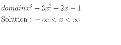 Domain Of X 3 X 2