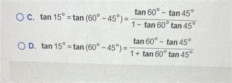 Find The Exact Value Of Tan