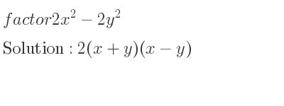 How To Factor 2x 2 2