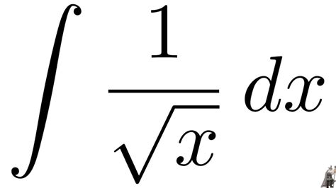 Integral Of 1/square Root Of X