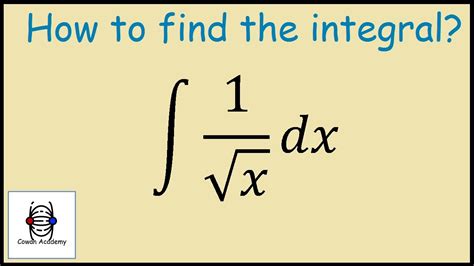 Integral Of X 1 Sqrt X