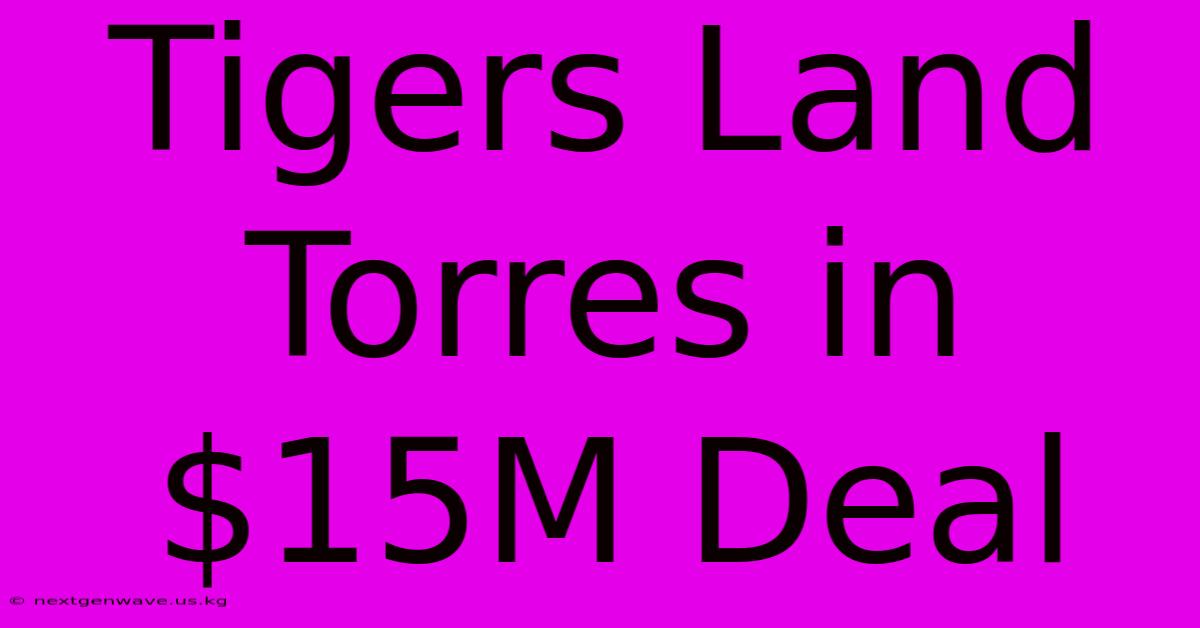 Tigers Land Torres In $15M Deal