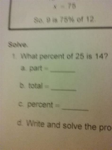 What Percent Of 25 Is 14