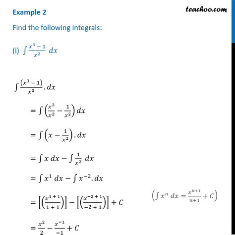 X 3 1 X 2 Integral